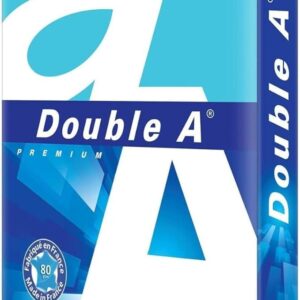 Double A - Printer Copy Paper, Size A4, GSM 80, 500 Pages Ream