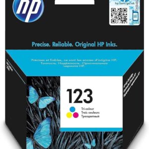 HP 123 Tri-Colour Original Ink Cartridge