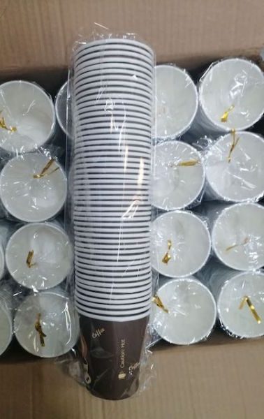 Paper Cup 7 Oz without handle 50 pc per pack 20 pack per carton